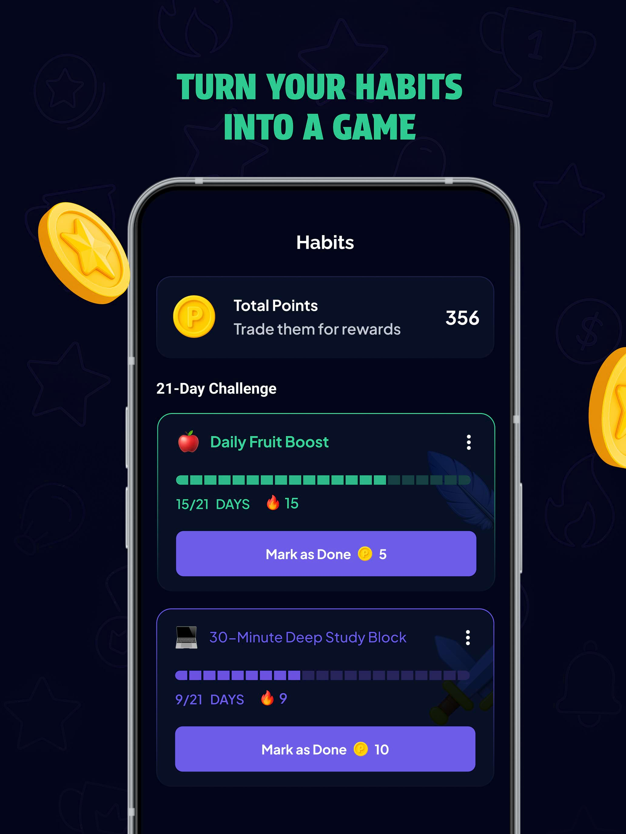 Momentum – Habits & Rewards