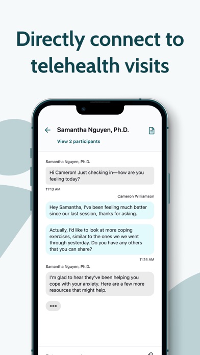 OQH Client Connect iPhone screenshot 4 - Medical app