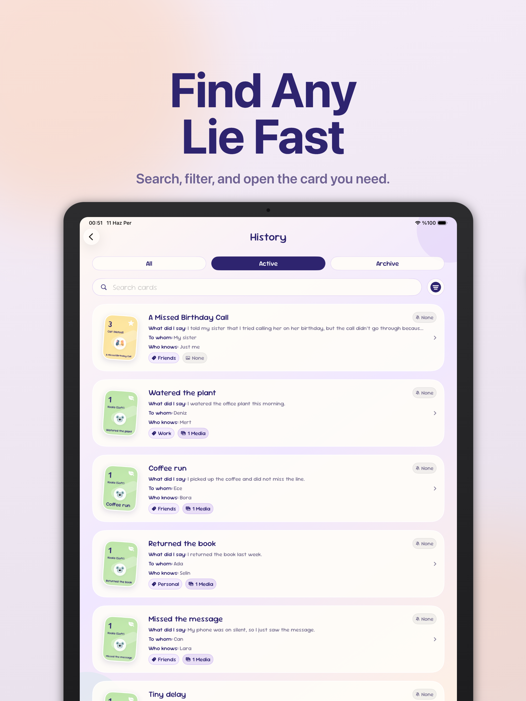Story Keeper: Lie Tracker