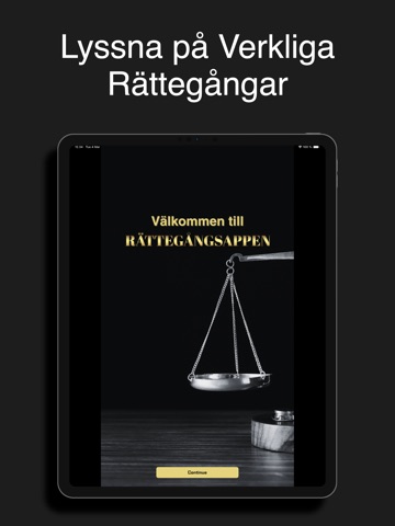 RÄTTEGÅNGSAPPEN | PODCAST iPad screenshot 1