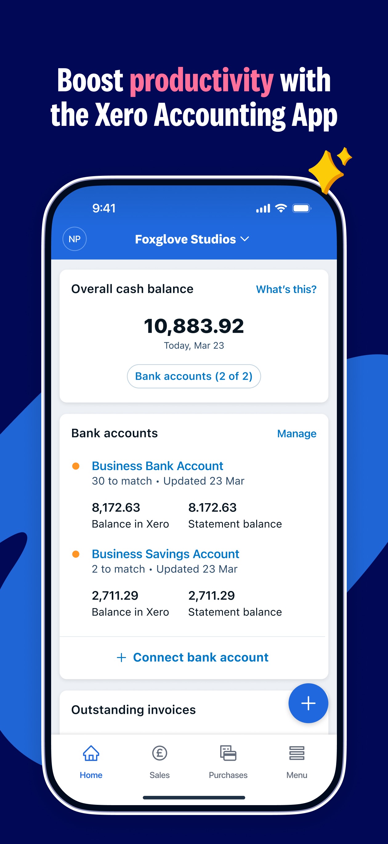 Xero Accounting for business screenshot 1