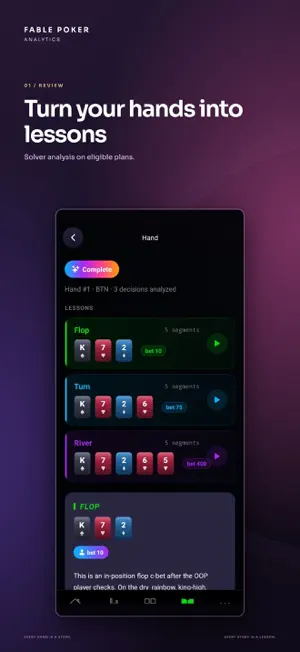 Fable Poker Analytics screenshot 1