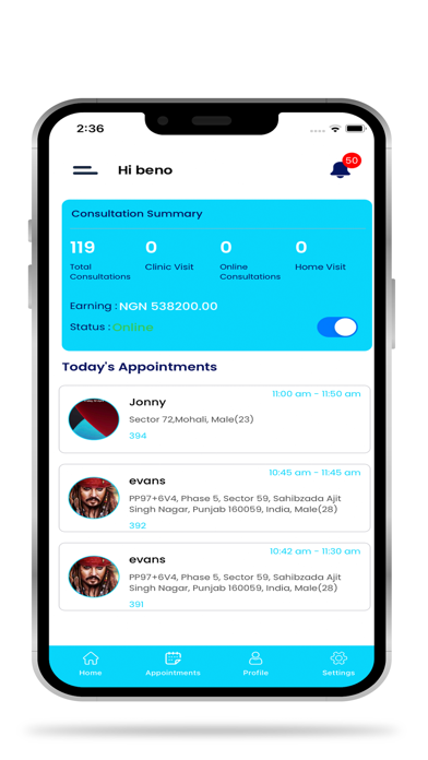 TeleDoc Doctor Screenshot