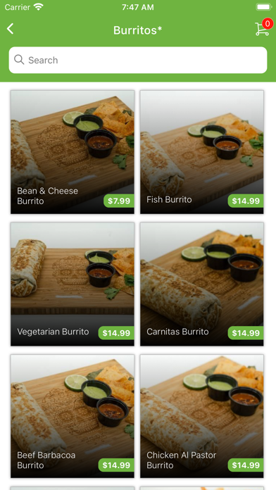Cilantro Mexican Grill Screenshot