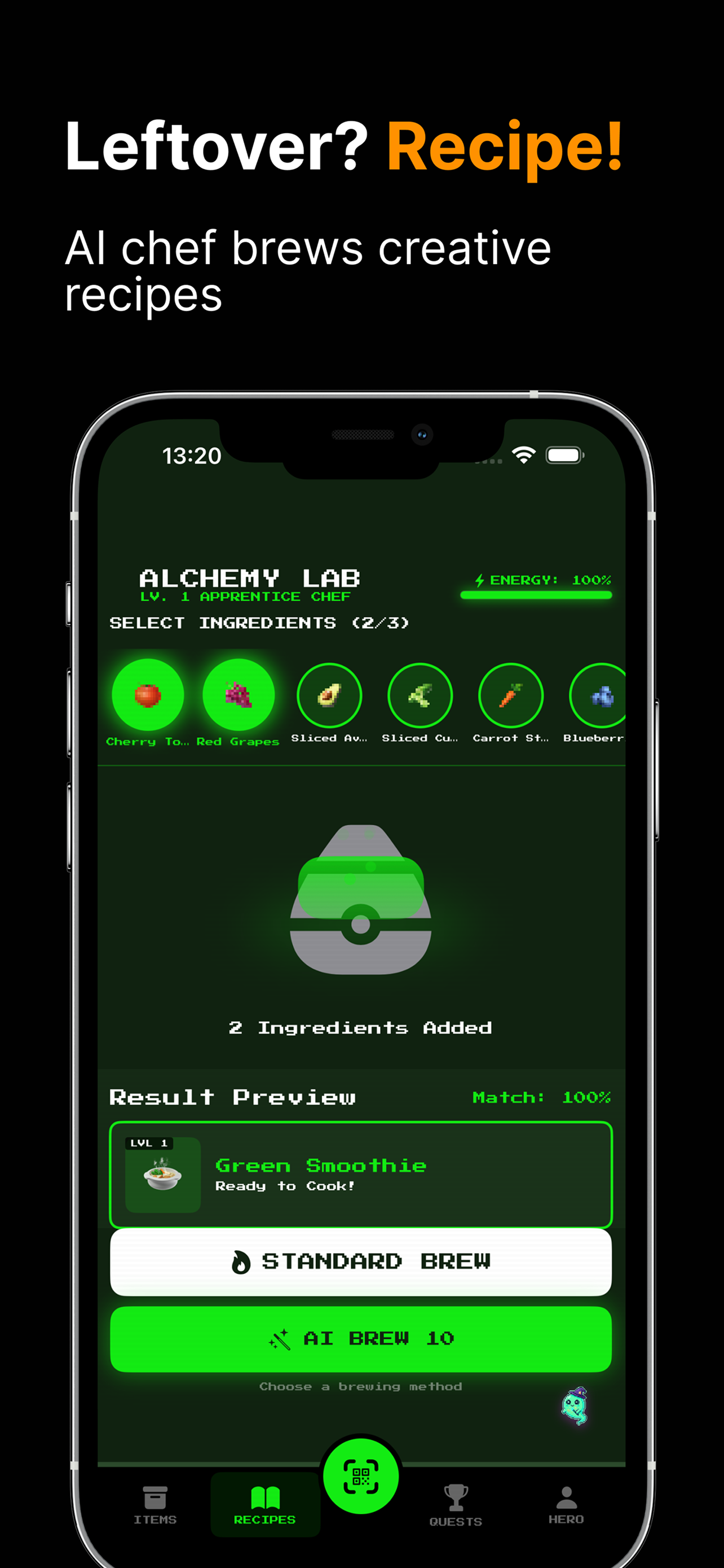 Inside: AI Pantry Tracker RPG