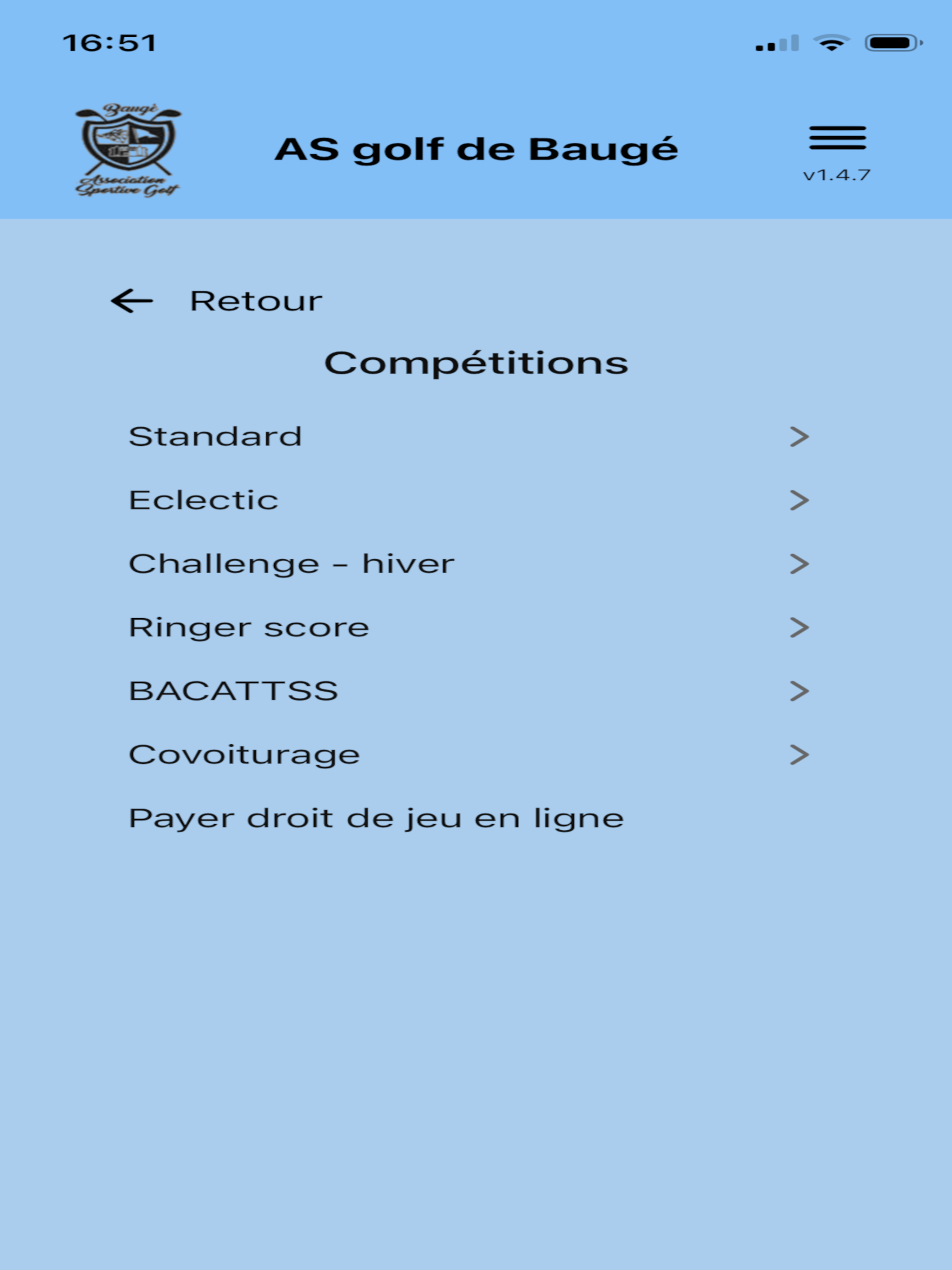 AS Golf de Baugé screenshot 7