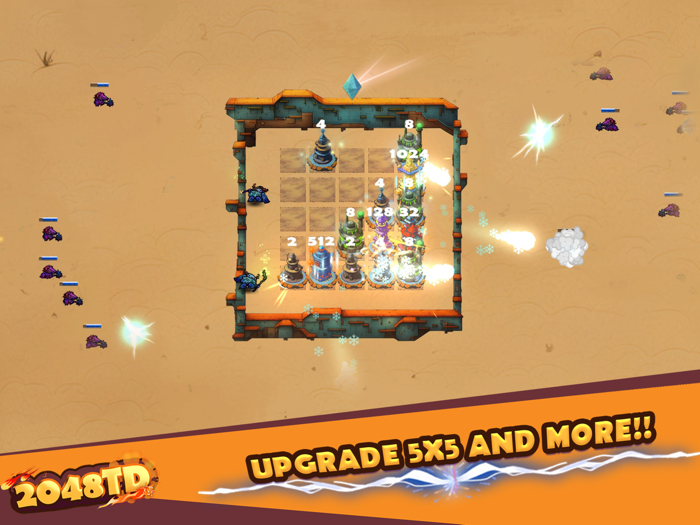 2048TD Merge Tower Defense
