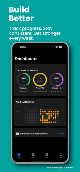 Strongerrr – Workout Tracker Screenshot 3 of 4