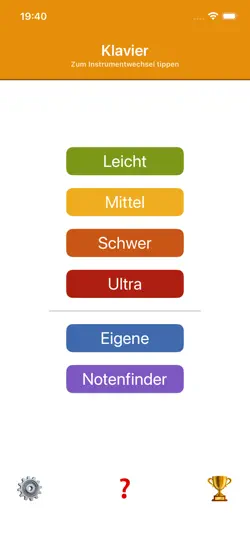 Screenshot von Noten Lesen - Schneller Lesen auf dem iPhone 1