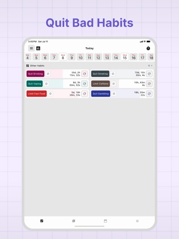 HelloHabit - Daily Planner iPad screenshot
