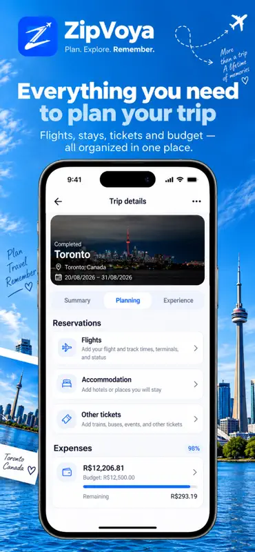 ZipVoya: Planejar Viagens screenshot 8 of 8