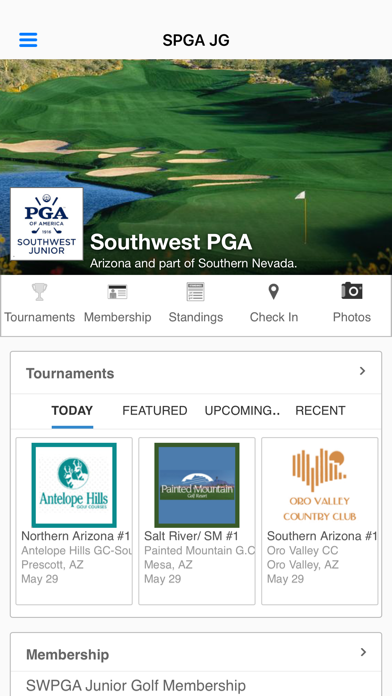 Southwest PGA Junior Golf Tour Screenshot
