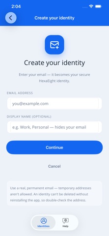 HexaEight Authenticator Screenshot 2 of 8