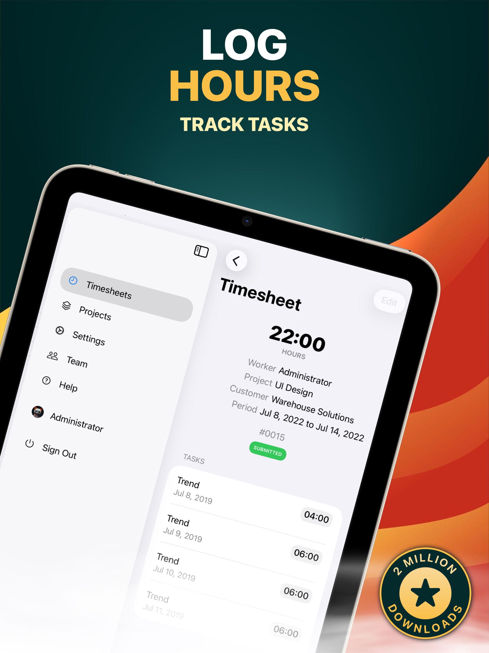 Timesheet Manager Pro screenshot 9
