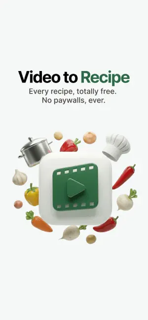 Recipio - Video to Recipe AI screenshot 1