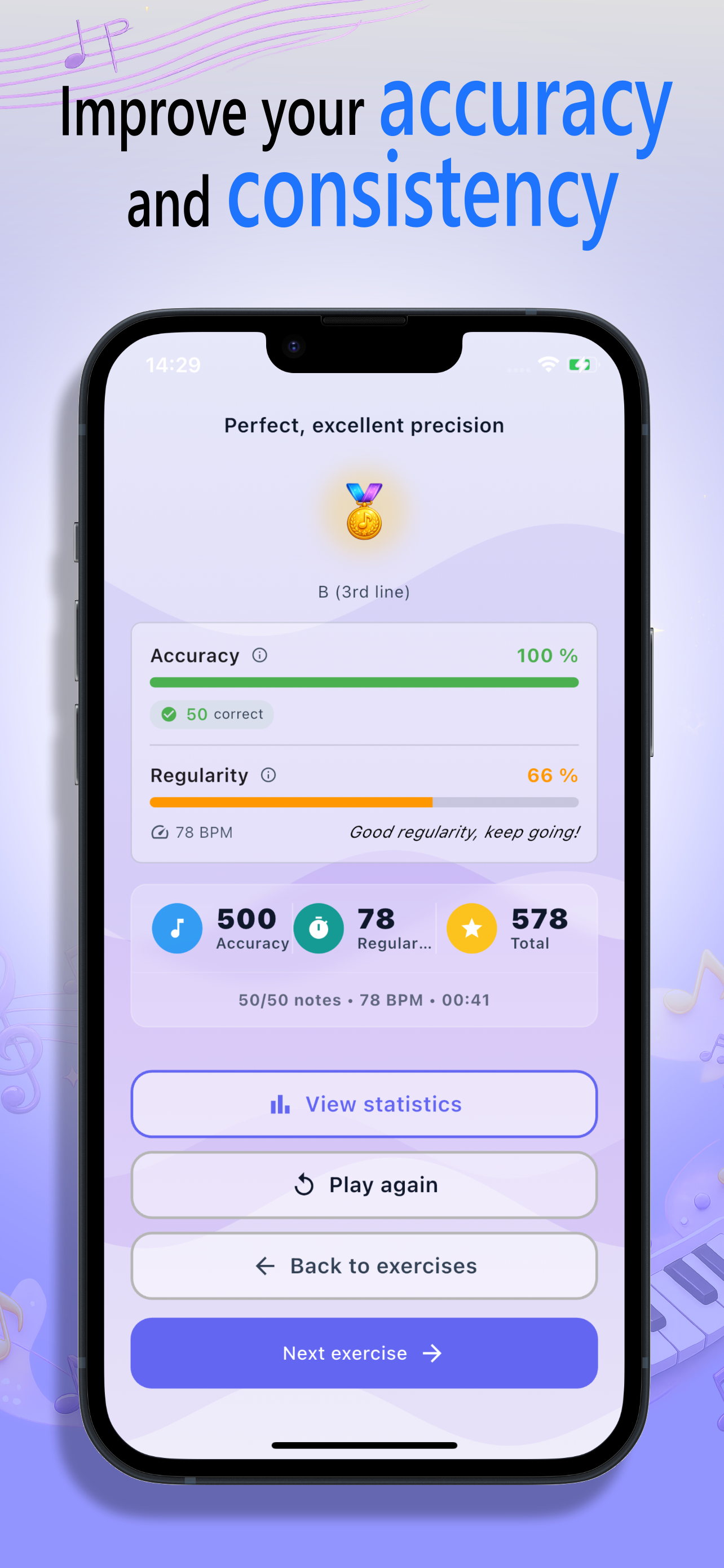 NoteRider – Sight Reading screenshot 3