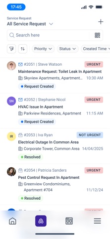 Facilio Requestor screenshot