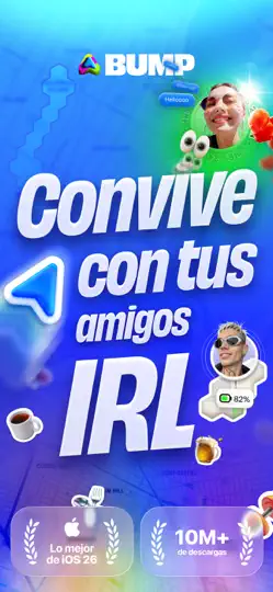 Captura de pantalla de Bump - Mapa Para Amigos en iPhone 1