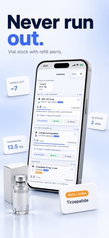 Peptide Protocol: Dose Tracker screenshot