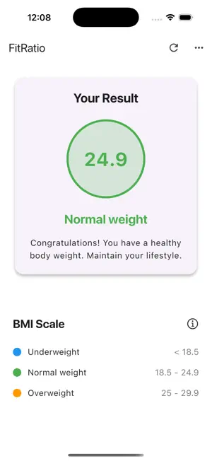 FitRatio BMI & Health Tracker screenshot 4