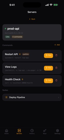 Tap Command Runner Screenshot 3 of 6