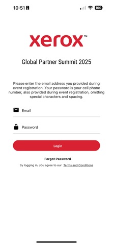 Xerox Partner Summit screenshot