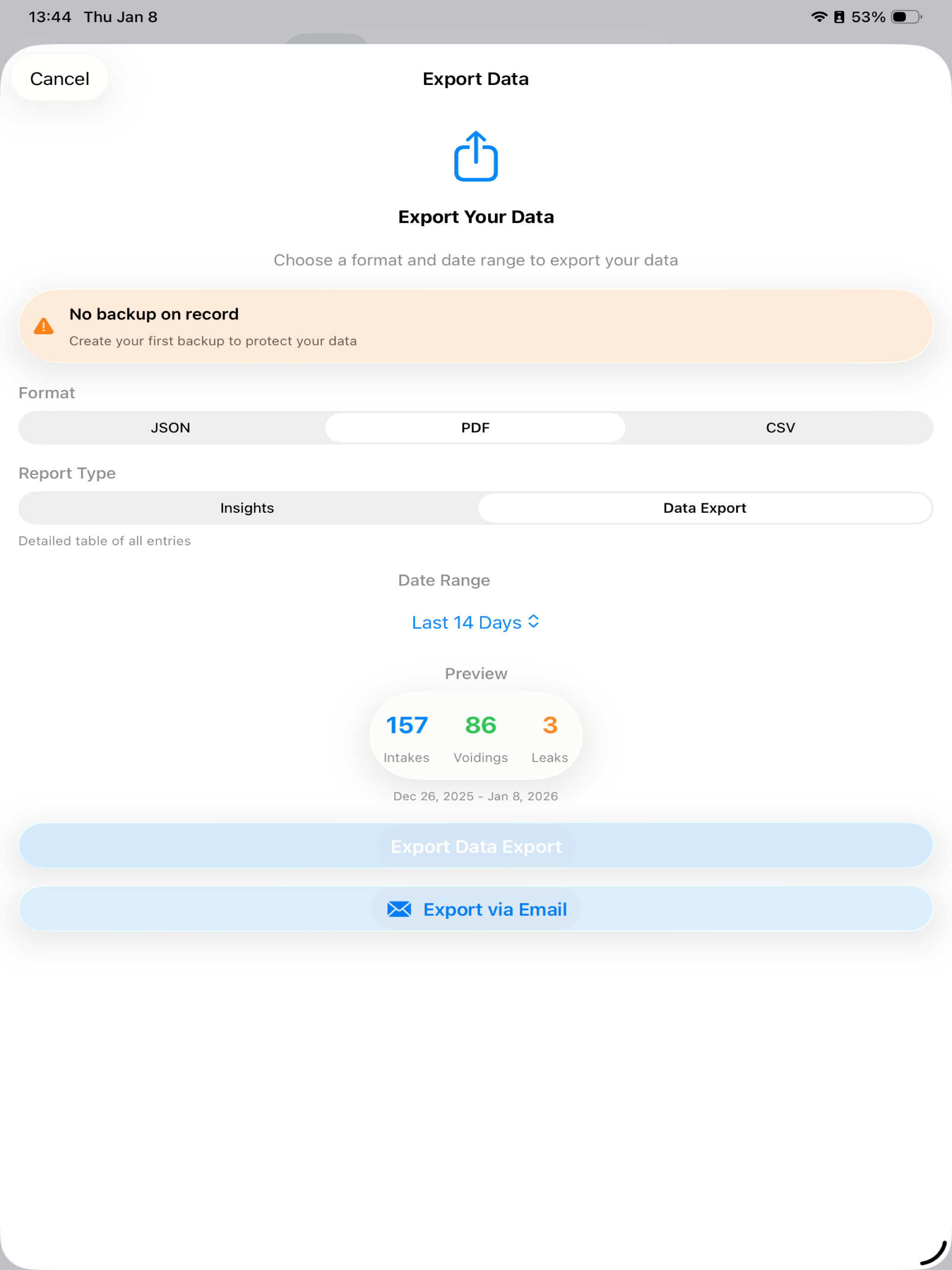 BioJournal screenshot 20