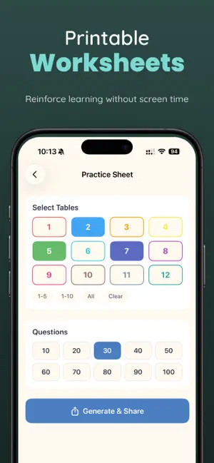 Sparkle: Learn Multiplication screenshot 2