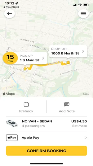 Yellow Cab of Greenville Inc. screenshot 3
