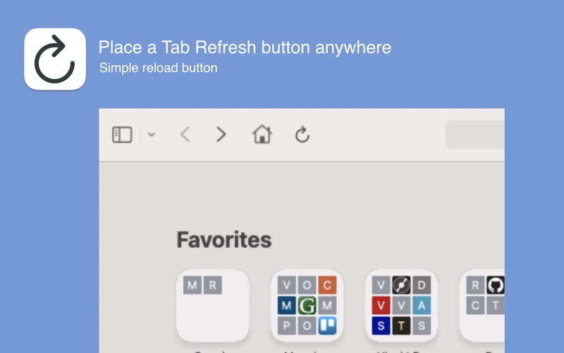 Tab Refresh app screenshot