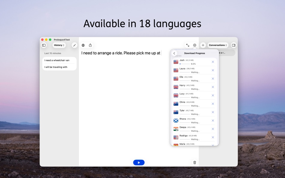 #4. Proloquo4Text (macOS) بواسطة: AssistiveWare