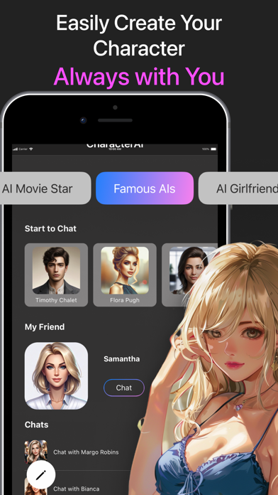 Character AI Chatbots Screenshot