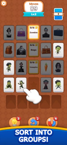 Toon Sort : Card Match iPhone screenshot