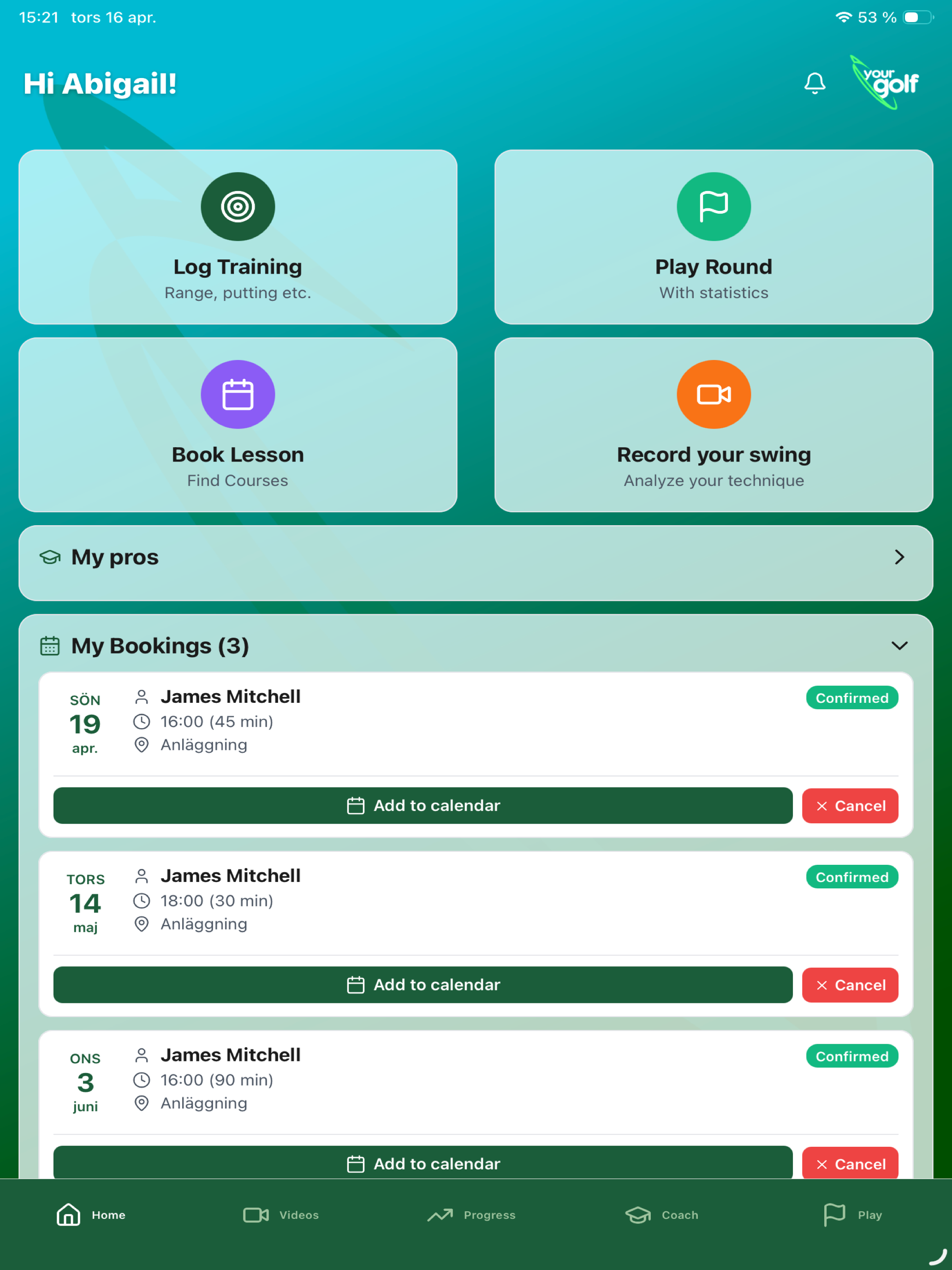 YourGolf screenshot 12