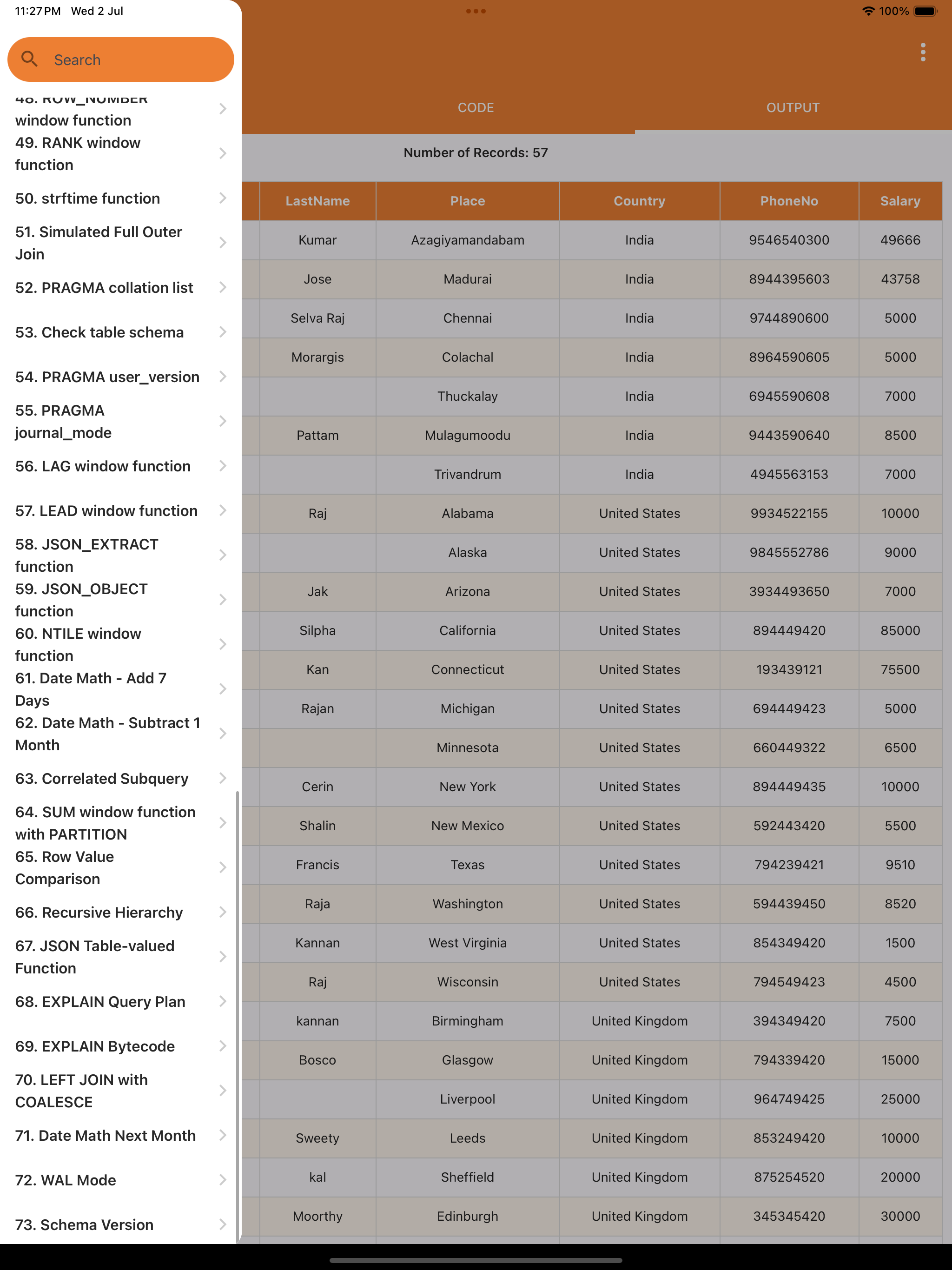 SQL Code Play