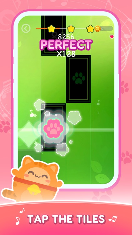 Cat Cute Tiles: Rhythm Games