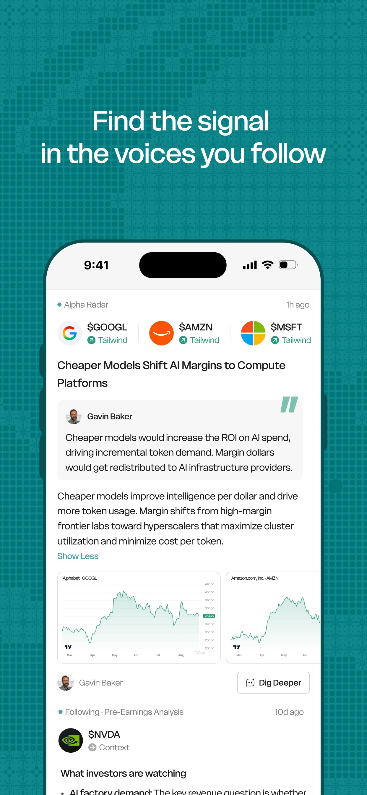 Screenshot 3 of Alva: AI Investing Agent