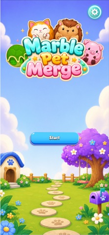 Marble Pet Merge iPhone screenshot