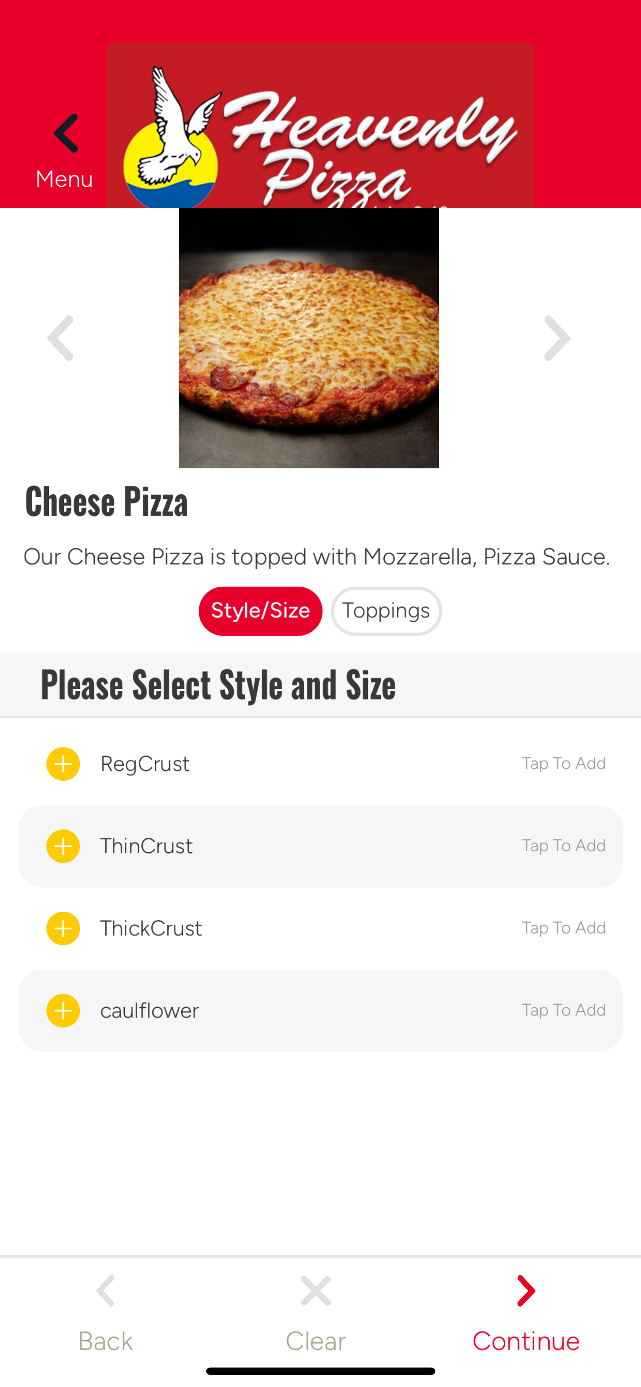 Heavenly Pizza screenshot 4