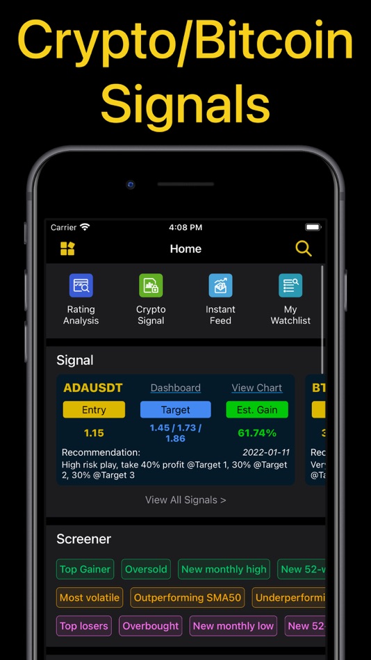 #1. Crypto Signals: Price Alert (iOS) 由: KYOTO K.K.