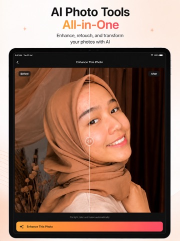Oriole : Clean Beauty Camera iPad screenshot