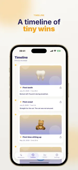 EveryFirst - Baby Milestones screenshot 3