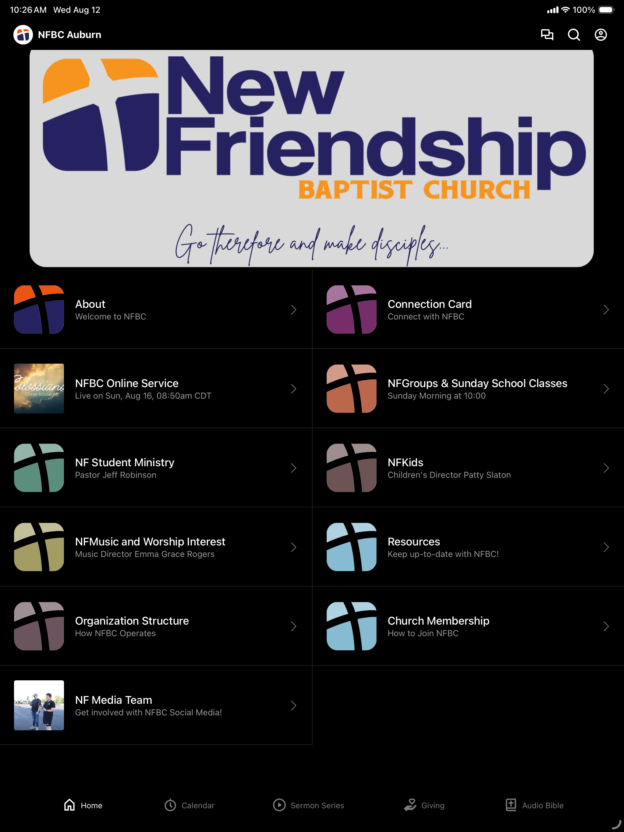 New Friendship Baptist Church screenshot 4