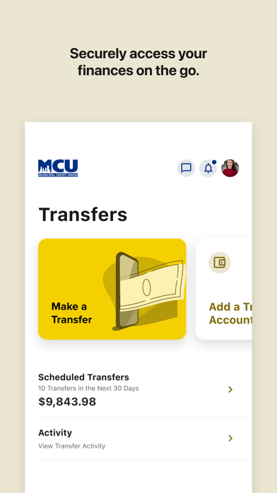 NYMCU Mobile Banking Screenshot