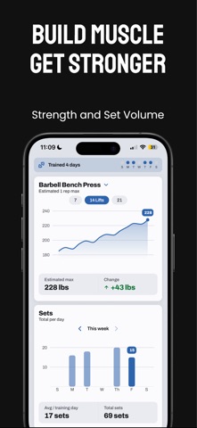 PLATES - Gym & Calorie Tracker iPhone screenshot