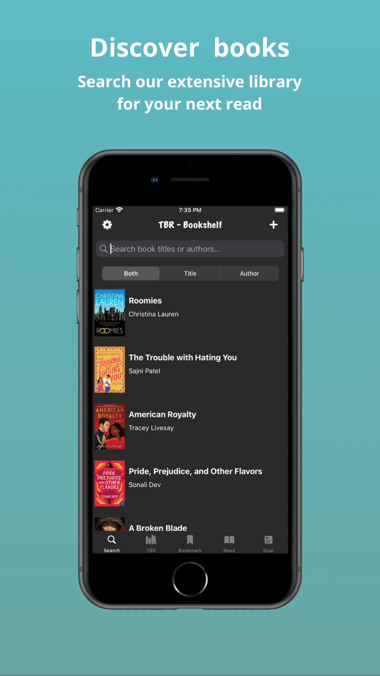 TBR - Bookshelf screenshot 6