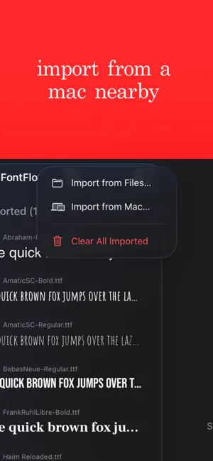 FontFlow screenshot 3
