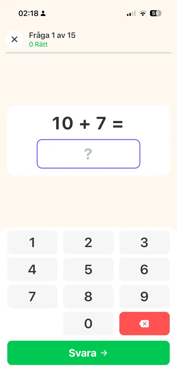 Screenshot #2 pour MatematikMästaren Pro