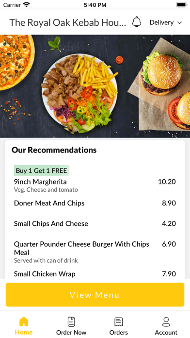 The Royal Oak Kebab House Screenshot