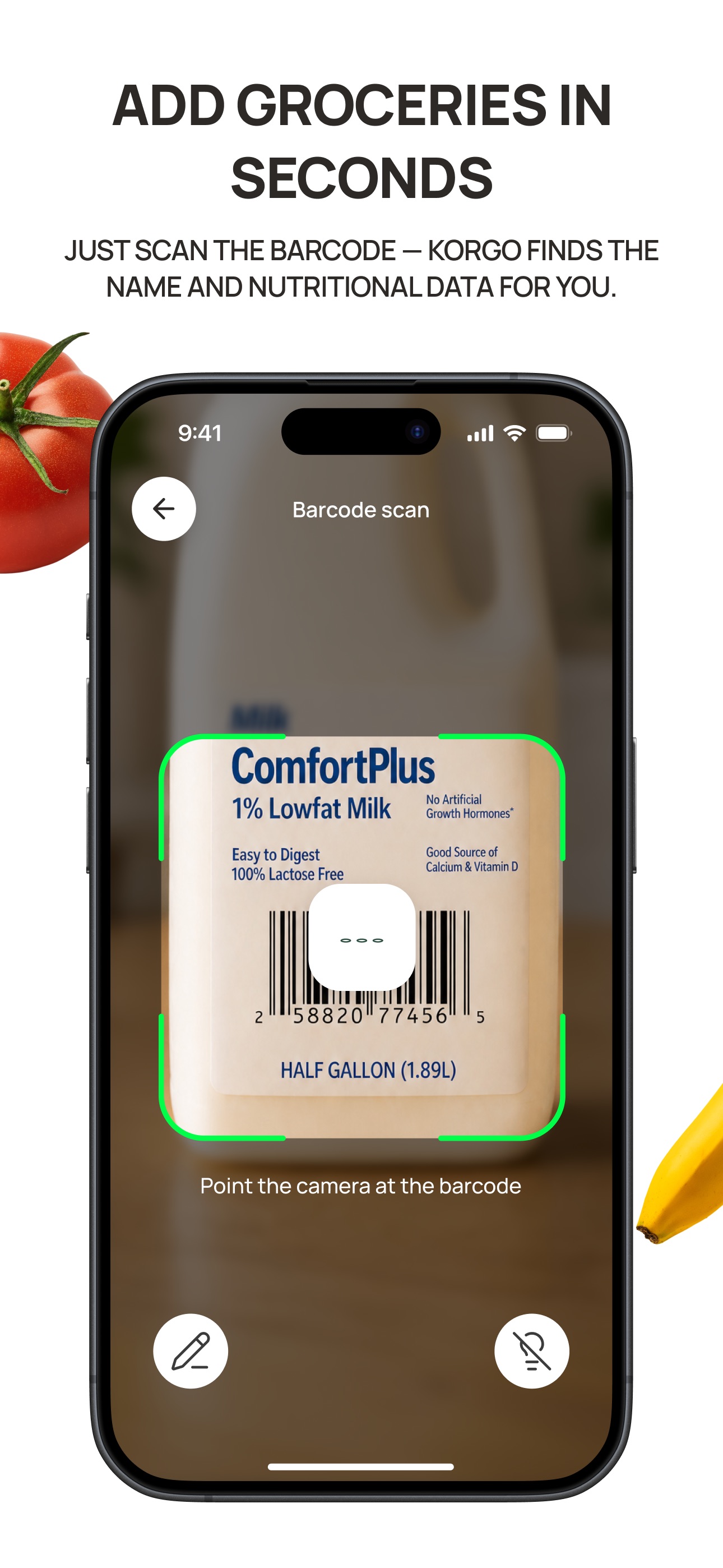 Screenshot 3 of Korgo: Food Waste Tracker